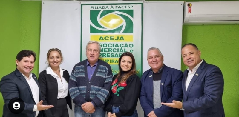 visita do Presidente da Federação das Associações Comercias do Estado de São Paulo - FACESP, Alfredo Cotait Neto