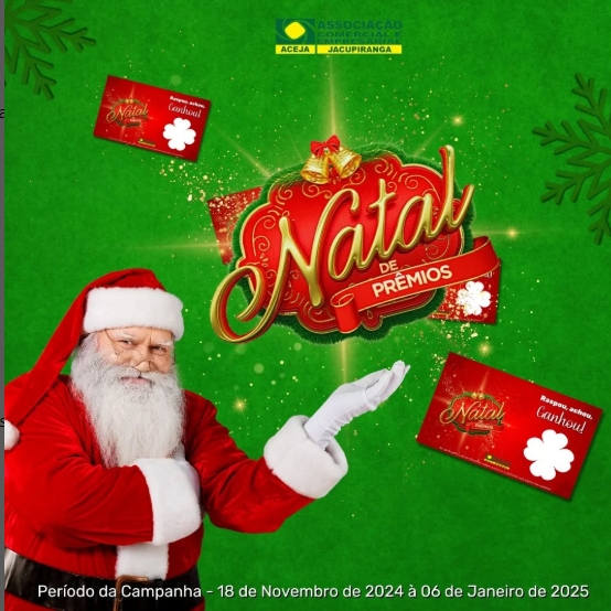 Notícia: VEM AÍ o Natal de Prêmios: Raspou, Achou, GANHOU!