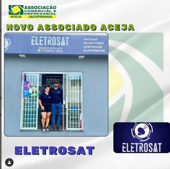 Notícia: NOVO ASSOCIADO ELETROSAT